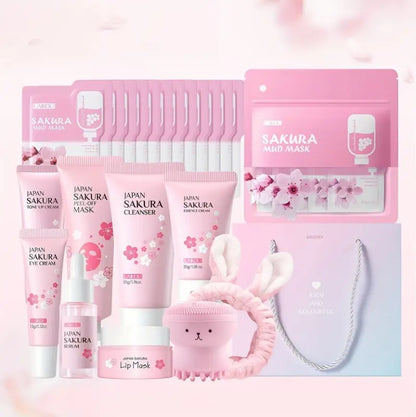Glowina Sakura 10-Piece Skincare Set